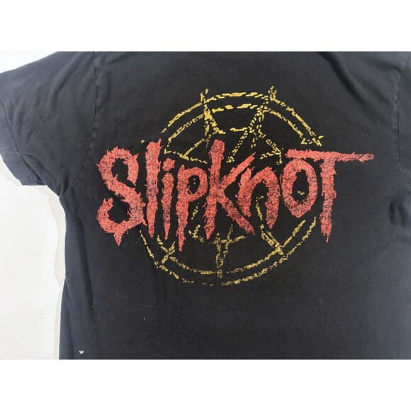 Slipknot T-Shirt Mens Black Short Sleeve We Are Not Your Kind Band Tee Sz L Hole - Picture 7 of 9